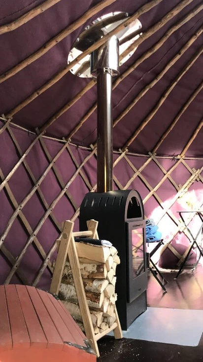 Escape the daily grind in the yurt