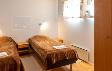 Saunallinen mökki Muoniossa - Saunallinen mökki kolmelle Muoniossa