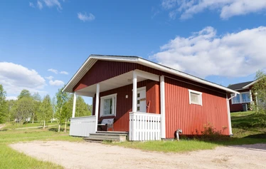 Cottage with sauna - The cottage with sauna at Lomamaja Pekonen.