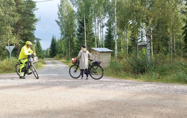 Rakkauvesta pyöräilyyn 1. reitiltä.   Kuva: Sari Siltavuori.
