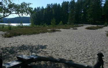 Rokansaaren virkistysalue alkaa tästä
