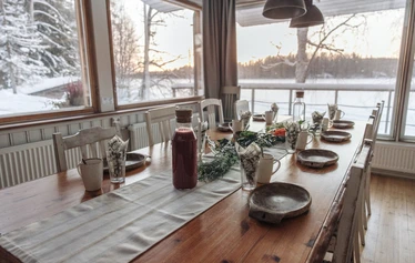 Private sauna by the lake