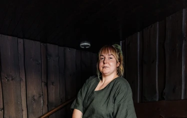 Private sauna by the lake