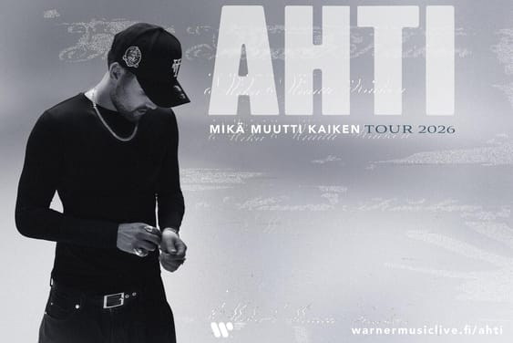 AHTI: Mikä muutti kaiken albumikiertue la 14.11.2026 klo 20 Pato Areena – Pato Klubi, Kouvola