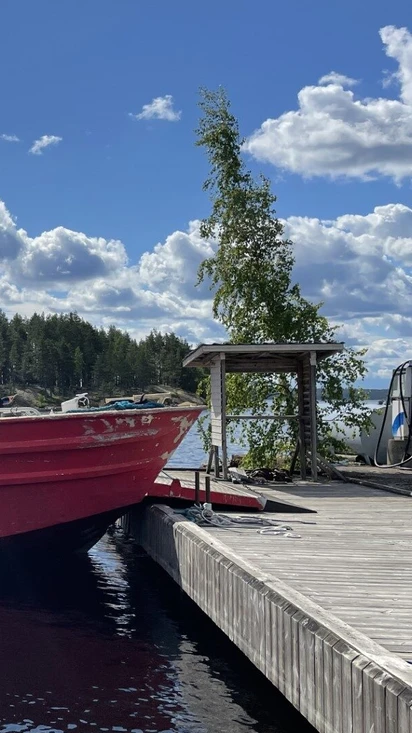 Crossing of Rastinvirta on the Saimaa Archipelago Route