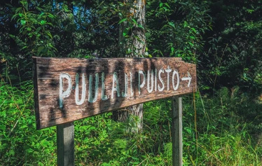 Puulajipuisto - Puulajipuiston sisäänkäynnit ovat Toholahden palvelukeskuksen (ent. vanhainkoti) pysäköintialueen läheisyydestä sekä Toholahdentieltä.
