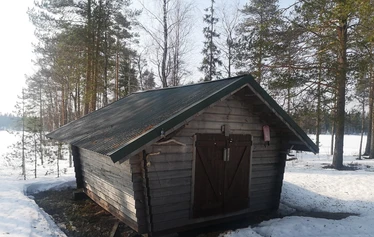 Savisaaren kalakämppä 2024. - Savisaaren kalakämppä, Haajaisten järvi, Jyrkkä, Sonkajärvi, Pohjois-Savo