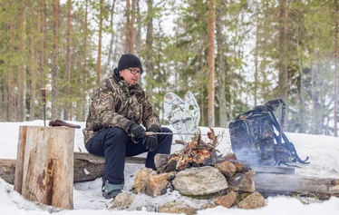 Savisaaren kalakämppä 2024. - Savisaaren kalakämppä, Haajaisten järvi, Jyrkkä, Sonkajärvi, Pohjois-Savo