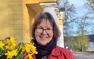 Oppaitamme Wiurilan kartanolla - Vasemmalta: Mirja Toivonen, Ensi Kulta, Tanja Bergroth, Reetta Rouhiainen, Sari Scimone
Kuva: Sari Scimone