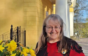 Oppaitamme Wiurilan kartanolla - Vasemmalta: Mirja Toivonen, Ensi Kulta, Tanja Bergroth, Reetta Rouhiainen, Sari Scimone
Kuva: Sari Scimone