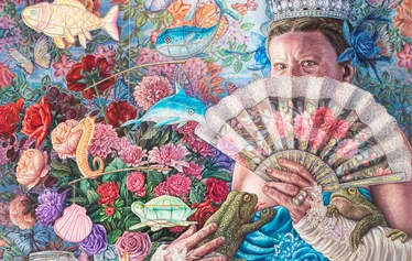 Teoskuva: Stiina Saaristo, Happy Family, osakuva teoksesta, 2018.