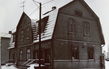 Parkanon keskusta joskus 1960-luvulla. Kuva: Parkano Seuran ry