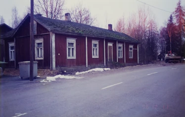 Parkanon keskusta joskus 1960-luvulla. Kuva: Parkano Seuran ry