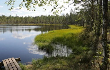 Lauhanvuoren kansallispuiston Kivijata - Lauhanvuoren kansallispuisto on Lauhanvuori-Hämeenkangas Geoparkin ytimessä.