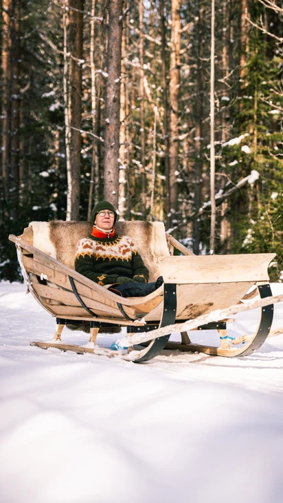 Poroajelu Vaaranporotilalla