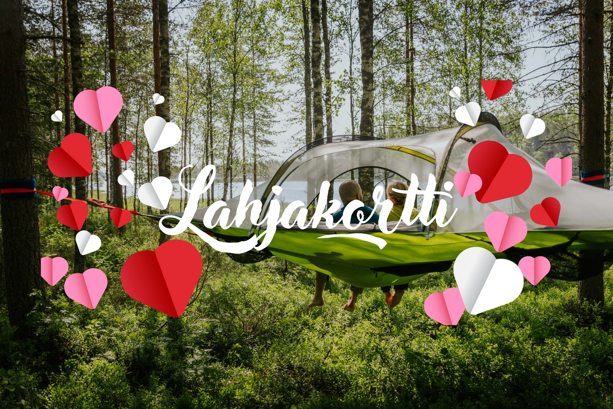 Lahjakortti Tentsilemajoitus Metsäkartano, 100€ Iisalmi ja tienoot