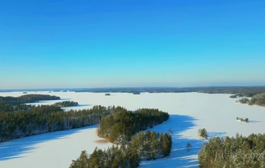 Näkymät Juolasvesi järvelle Mäntyharjulla