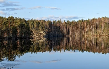 Näkymät Juolasvesi järvelle Mäntyharjulla