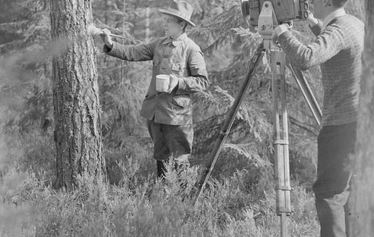 Ministeri Kajander visiitillä 1920-luvulla