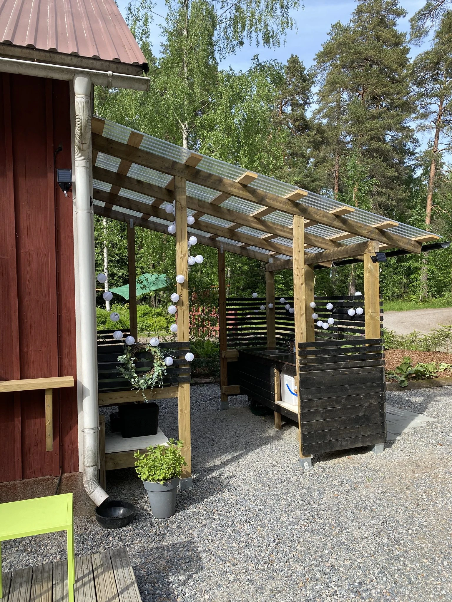 Majoitus puussa Tentsileteltassa, Tuusula Ruotsinkylä Villa Tammikko