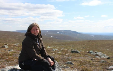The first snow in Lapland - Snow in Lapland in November
