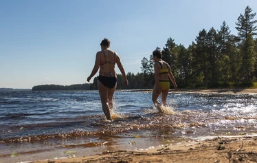 Rouskunhiekan ranta
