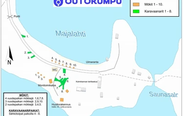 Saunatupa Kolmikannan leirintäalue - Vuokraa saunatupa kokouksiin tai saunailtaan. Soveltuu noin 10 henkilön porukoille.